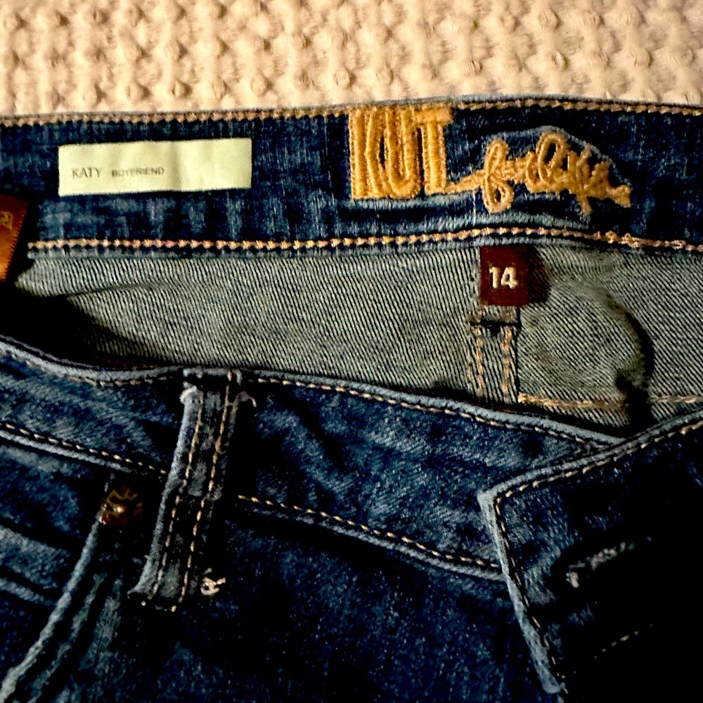 Kut Katy Boyfriend Jeans Size 14